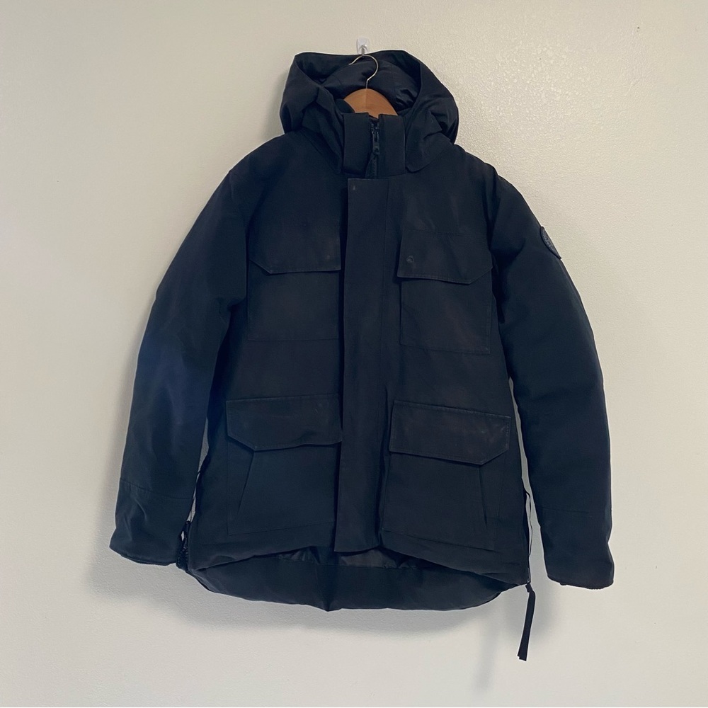 Canada Goose Parka Men’s Size 2XL Black Down Maitland Parka Jacket Black Label